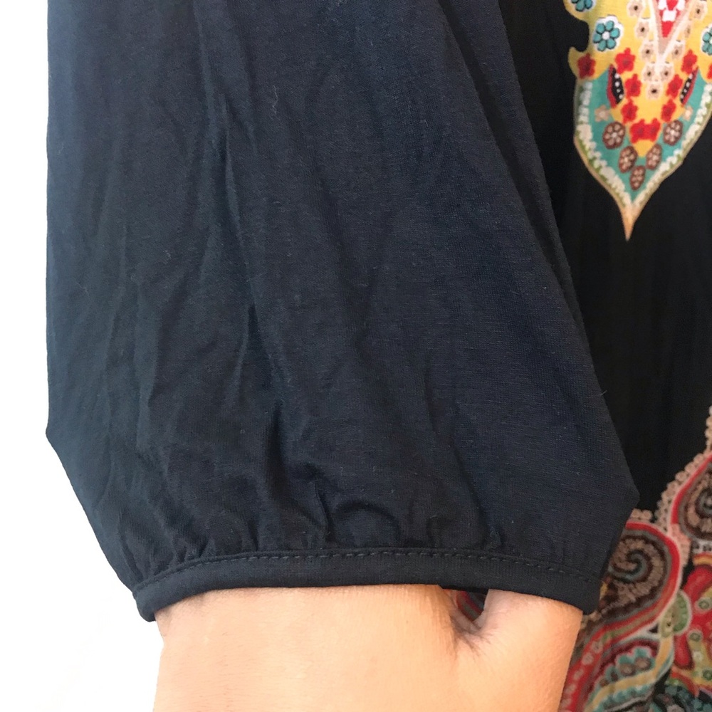 Cha cha vente 3/4 Sleeve casual dress SZ L - Picture 3 of 6